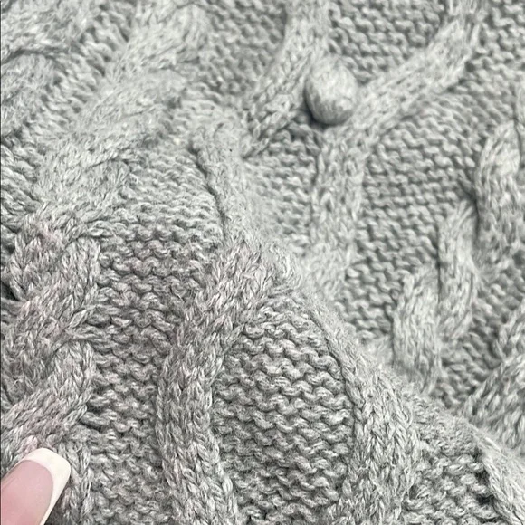 MISS MONA MOUSE Gray Knit Kids Dress - Picture 8 of 9